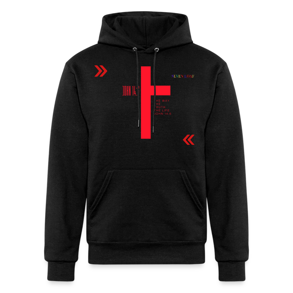 Champion Unisex John 14:6 Hoodie - black