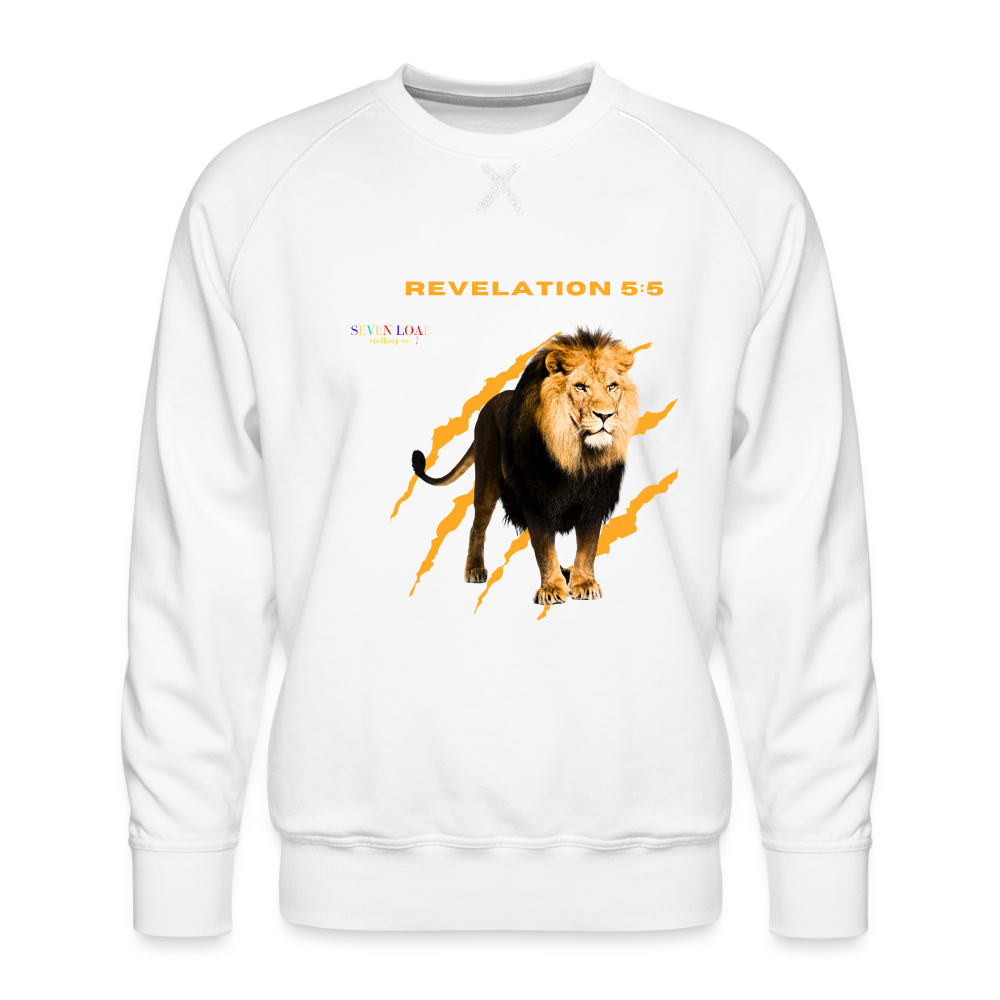 Men’s Premium Tribe of Judah Sweatshirt - white