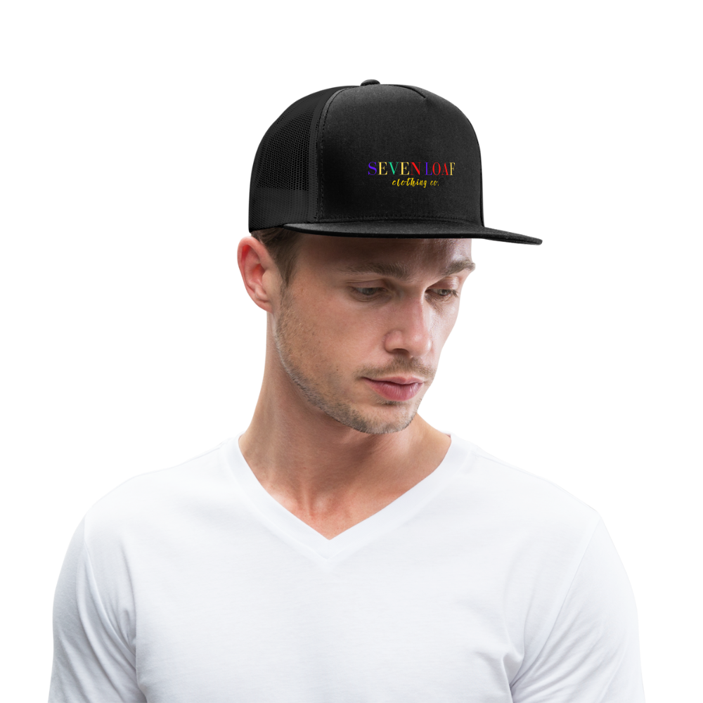 Seven Loaf Trucker Cap - black/black