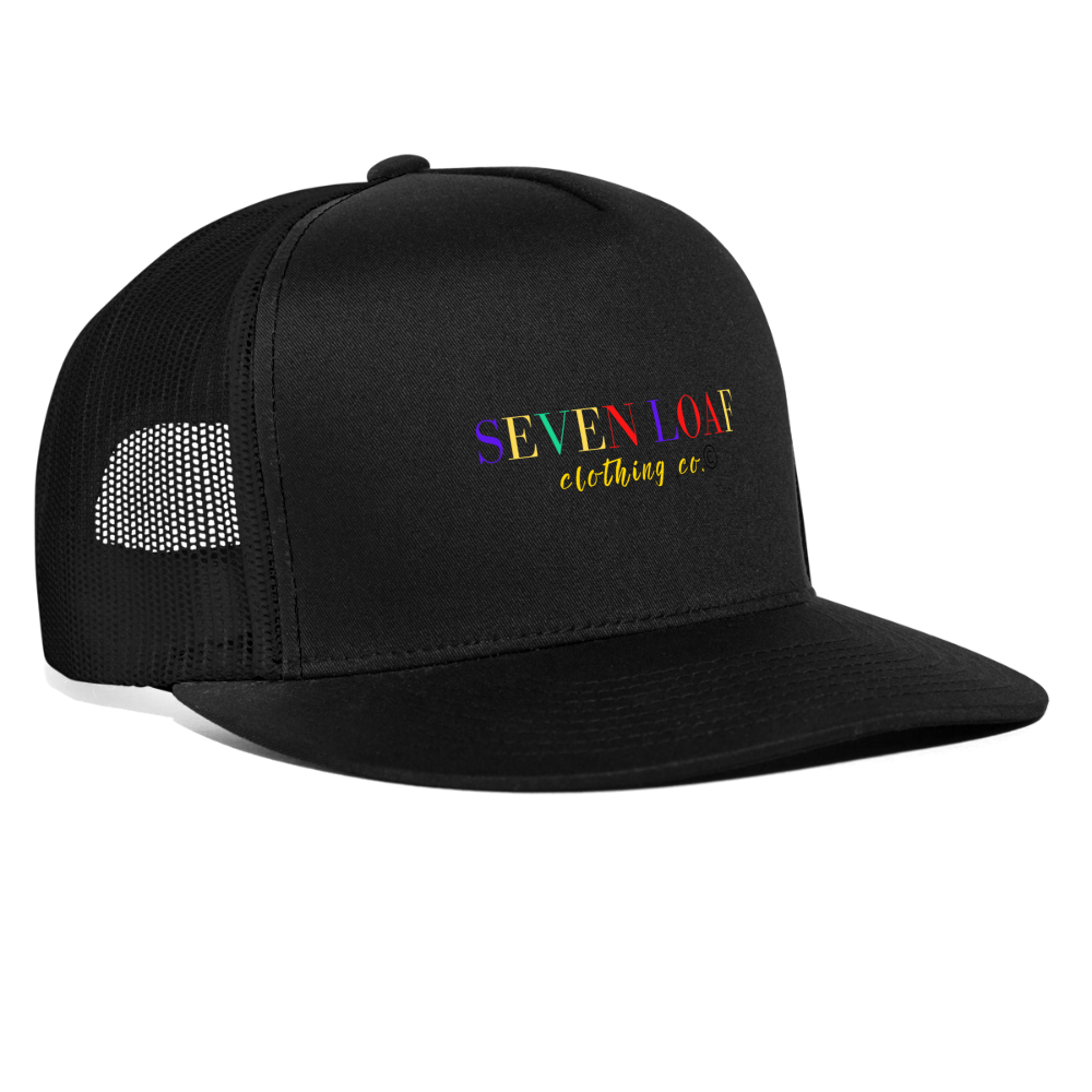 Seven Loaf Trucker Cap - black/black