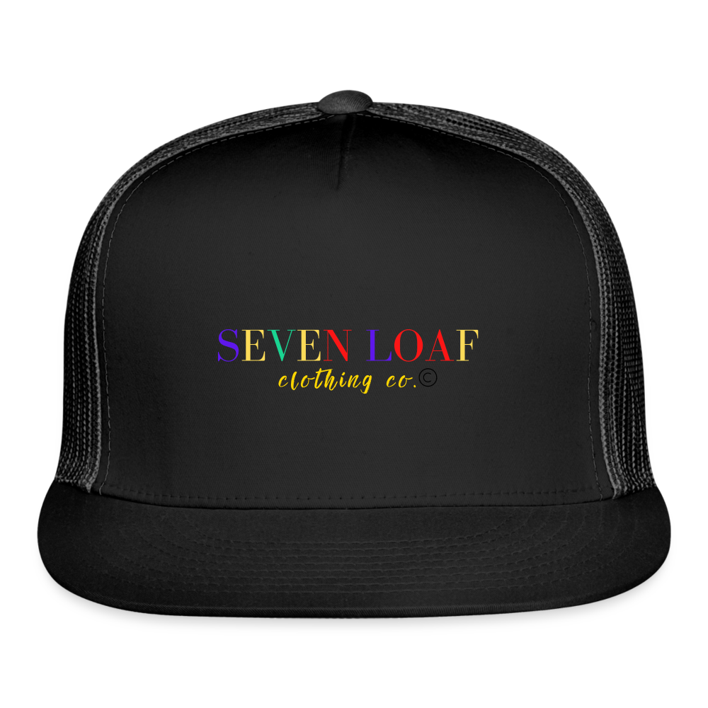 Seven Loaf Trucker Cap - black/black