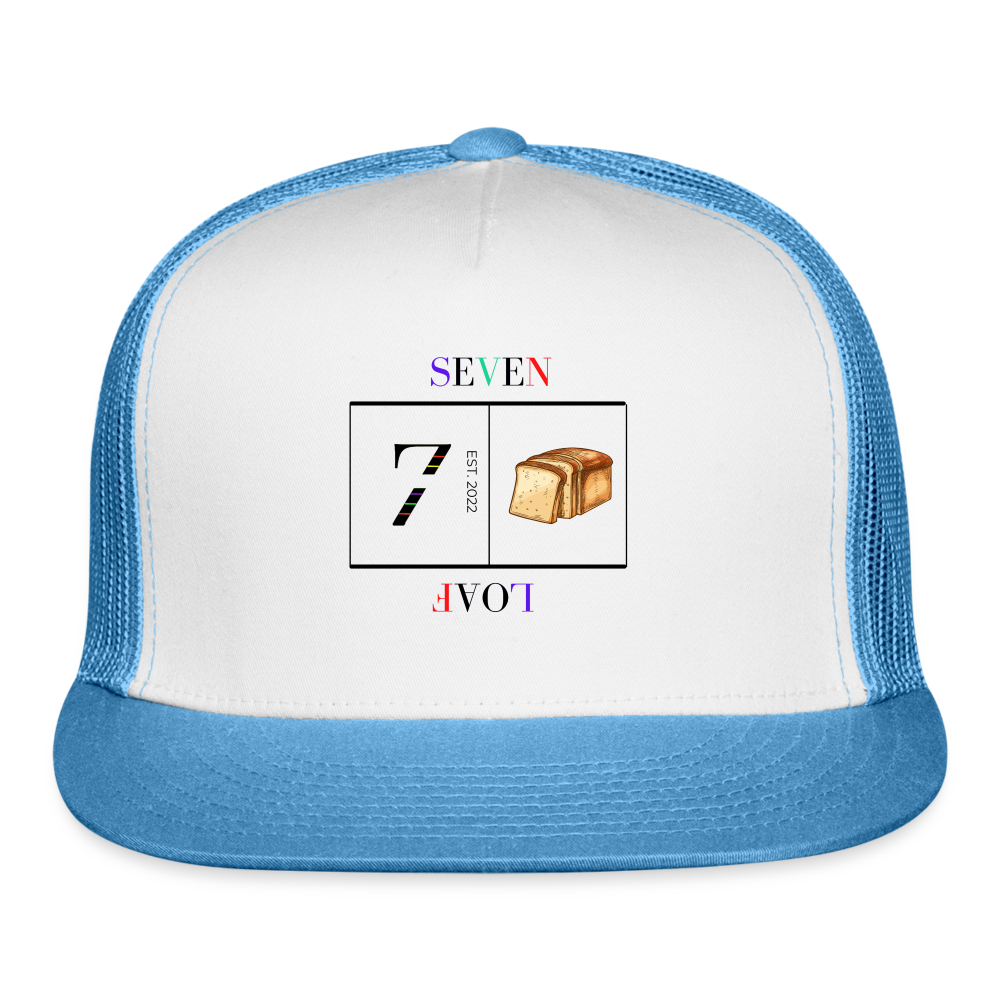 Seven Loaf Trucker Cap 2 - white/blue