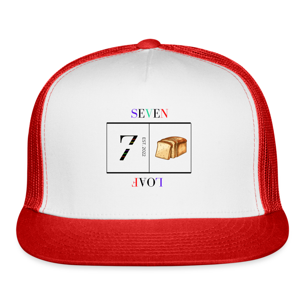 Seven Loaf Trucker Cap 2 - white/red