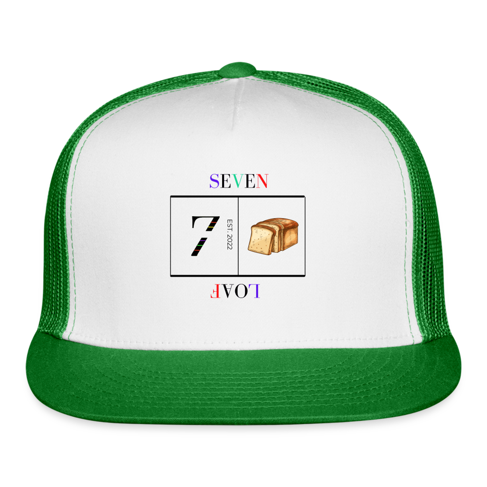 Seven Loaf Trucker Cap 2 - white/kelly green