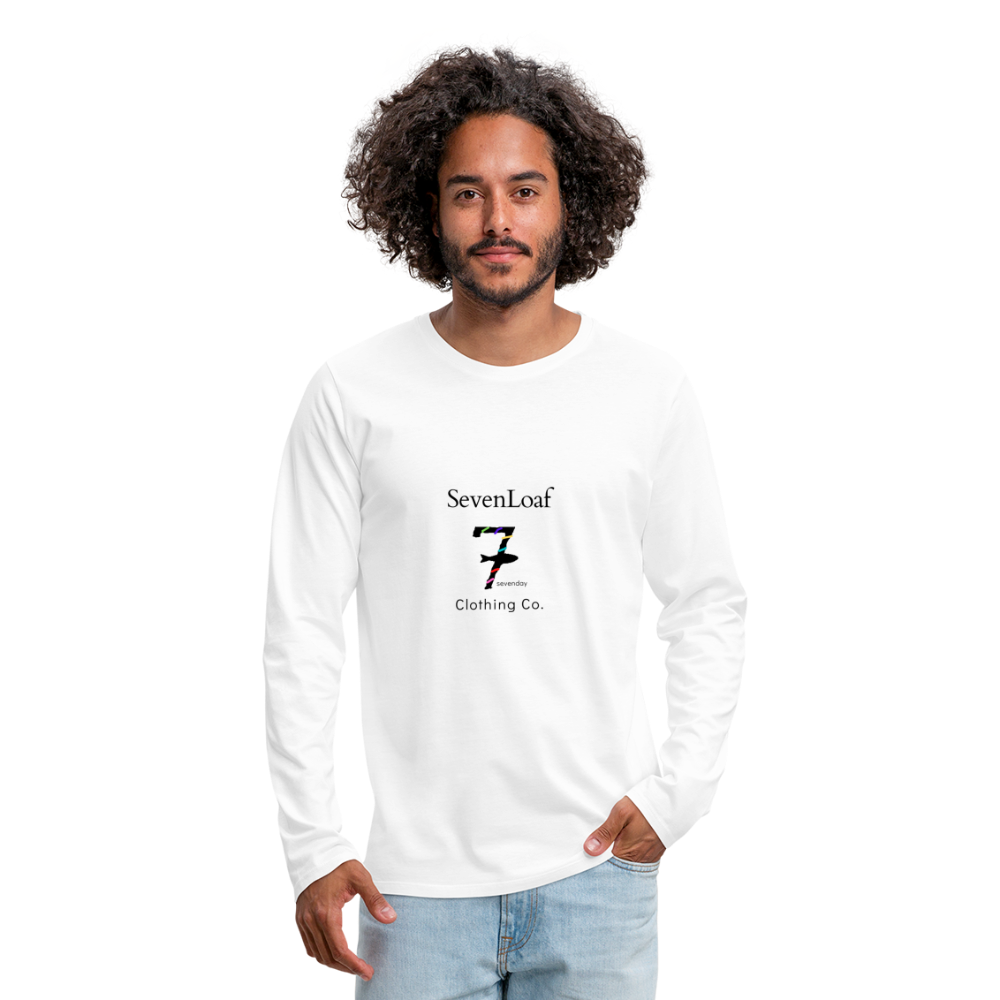 Men's Premium Long Sleeve T-Shirt - white