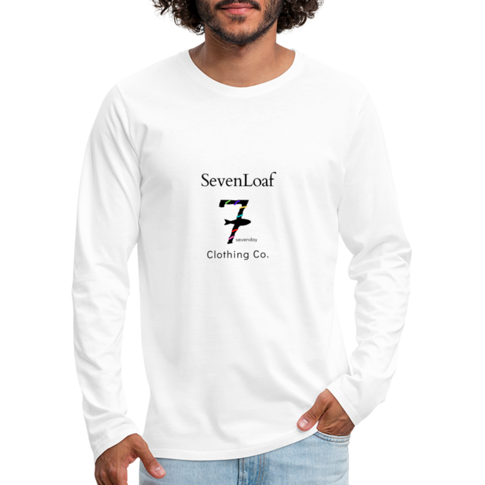 Men's Premium Long Sleeve T-Shirt - white